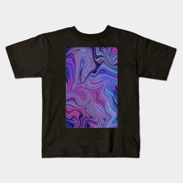 New colorful  geometric abstract Kids T-Shirt by yassinebd